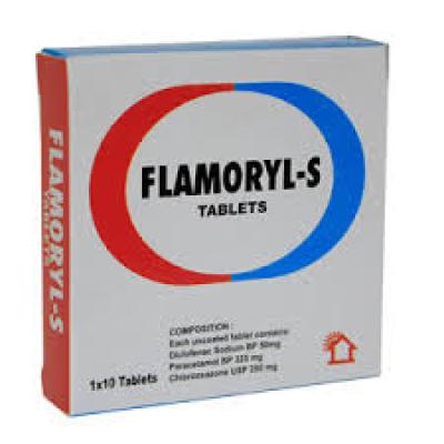 FLAMORYL-S- TABS 10`S